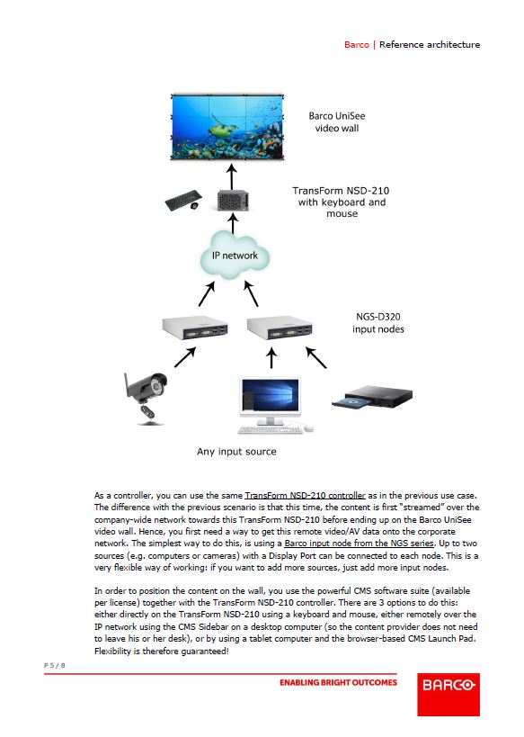 Barco - UniSee Controller content white paper